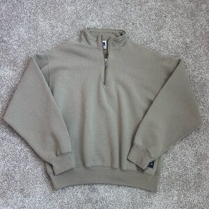 Vintage Men’s Russel Athletic 90s Pullover 1/4 Zip Sweatshirt Size Medium